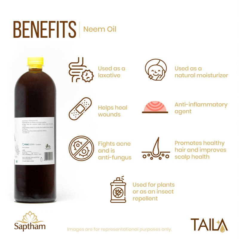 Saptham Taila 100% Natural Neem Oil Saptham